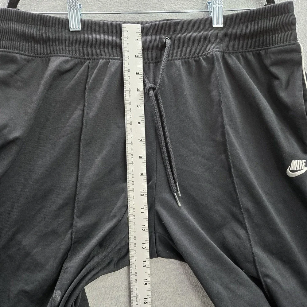 Nike Women Activewear Pants XL Black Swoosh‎ Embroidery Track